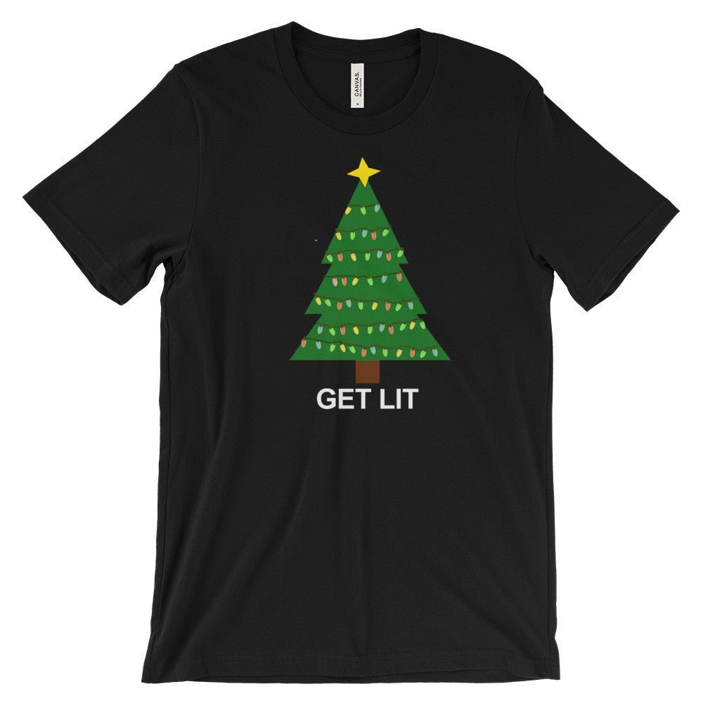 GET LIT CHRISTMAS Tree-shirt - Image 2